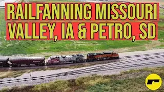 Railfanning Missouri Valley Iowa and Petro South Dakota - Rusty Boxcar Goes West E2