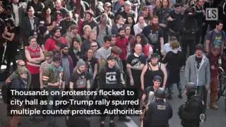 Alt Right Rally in Portland Draws Counter Protests