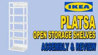 IKEA PLATSA Open Storage Shelf Assembly + Review | Clueless Dad