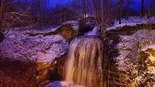 G&ouml;nninger Wasserfall Januar 2019 Serie