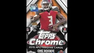2015 Topps Chrome Football Hobby Box Break 1 Auto