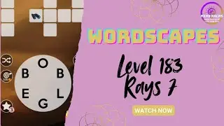 Wordscapes Level 183 Guide | Sky - Rays 7 | Mind Hacks