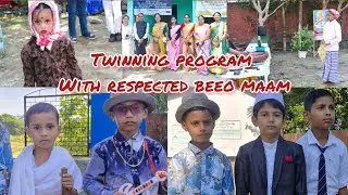 Twinning school program # বন্ধু বিদ্যালয় #our special moments with our respected beeo maam &CRCC ..