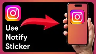 How To Use Notify Sticker On Instagram Stories I NEW UPDATE