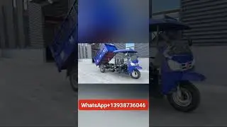 Heavy-duty fuel-powered dump truck tricycle