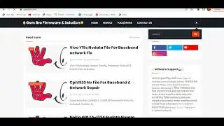 Vivo Y15s Nvdata Nvram File For Baseband & Network Problem Fix