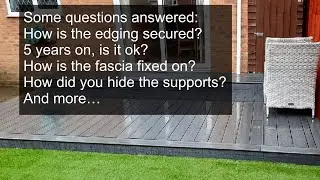 Composite deck install - Some questions answered