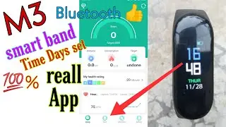 M3 smart band | intelligence Bluetooth health wrist smart | How to connect M3 smart Band with mobile