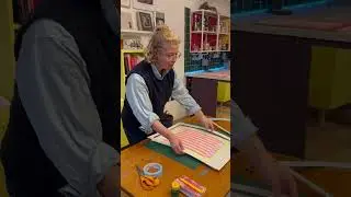 Part 2: Hanging the large Sweet Nothings screenprints - mounting into A2