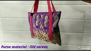 Purse from your old Sarees 😊