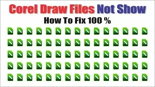 CorelDraw Thumbnail Not Show Solve This Problem 100% || Thumbnail Preview || by Awais Technical