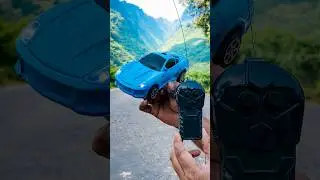 Blue Super RC Car Remote Control Road Test 😱🔥