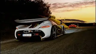 Koenigsegg Jesko Hypercar Ultimate Night Battle vs Other Hypercars at Old SPA