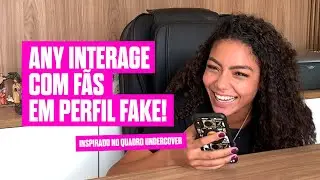 ANY GABRIELLY INTERAGE COM FÃS EM PERFIL FAKE