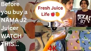 First Juice in New NAMA Juicer🍎🥕#rooheenavlogs  #healthyliving  #juicer #health  @mangomoments-m1g​