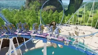 New Age B&M Surf Coaster | Planet Coaster 2