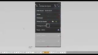 BrainToSchool 08a - La fen&ecirc;tre de pointage des heures