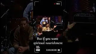 Rich Mullins on Christian entertainment VS spiritual nourishment.