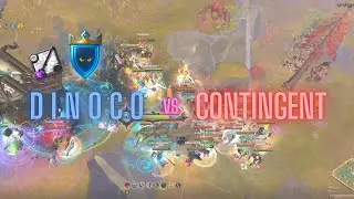 D I N O C O vs Contingent | 1H Silence POV | Albion Online ZvZ