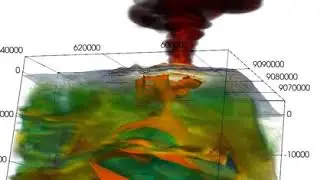 Tambora Volcano Structural Model and Plume Simulation, Indonesia