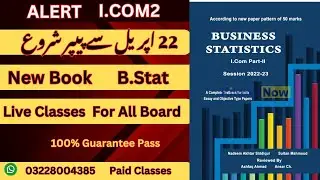 Alert New business Stat I.COM2 live classes available join classes 💯guarantee pass