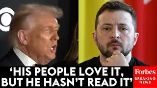 Trump: &bdquo;Jestem trochę rozczarowany, że prezydent Zełenski jeszcze nie przeczytał&rdquo; propozycji planu pokojowego