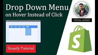 Show Drop Down Menu On Hover Instead Of Click ✅ Shopify Debut Theme