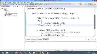 How to set permissions for file in java!