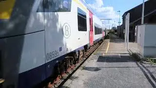 Antoing aankomst van de trein naar Doornik en Moeskroen 9 september 2025