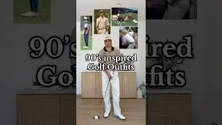 90&rsquo;s golf is one of my favorite style influences. #shorts #90sstyle #golf #golfoutfit #golfclothes