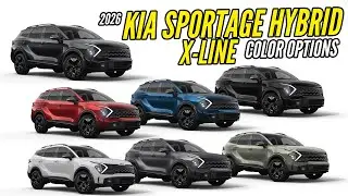 Kia Sportage Plug-in Hybrid X-Line Prestige 2026 года &mdash; все варианты цветов | AUTOBICS