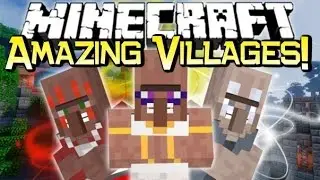 Minecraft BEST VILLAGES EVER! Civilisations Around The World! | Diversity Village Mod Showcase