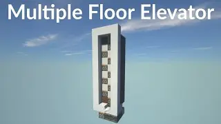 Minecraft Java | Multi Floor Elevator Tutorial