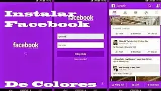Facebook de Colores para Android / Freackdroide
