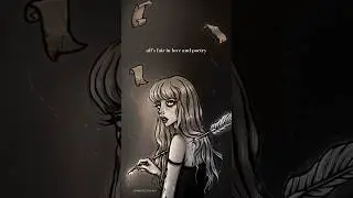 all&rsquo;s fair in love and poetry 🪶📜 #animationart #ttpd #taylorswift
