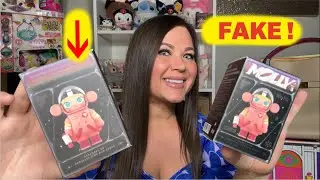 Unboxing FAKE POPMART Mega Space Molly Series 3 REAL VS FAKE POP MART blind boxes