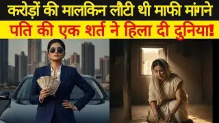 करोड़ों की मालकिन पत्नी लौटी थी माफी मांगने… पति की एक शर्त ने हिला दी दुनिया! 😭