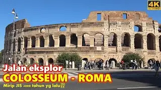 Walking Around The Colosseum - Roma❗The largest ancient amphitheatre ever built #walkingaround