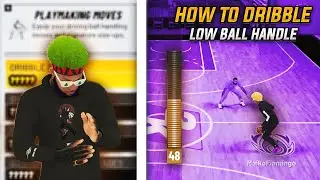 HOW TO DRIBBLE WITH A 60 BALL CONTROL AND BELOW NBA 2K22! How To Dribble With A Low Ball Handle