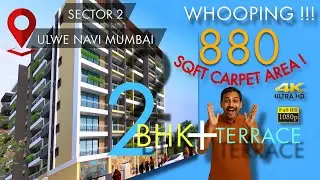 Biggest 2 BHK in Ulwe? Huge 880 Sqft CA😯 | Brand New 2 BHK 