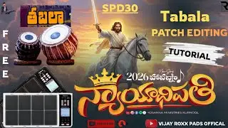 || TABALA DHOLAK || ROLAND SPD30 PATCH EDITING TUTORIAL ||Hosanna ministries New Song || #Vijayroxx