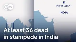 India: At least 36 dead and more than 50 injured in stampede | DW News