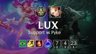 Lux Support vs Pyke - BR Challenger Patch 8.21