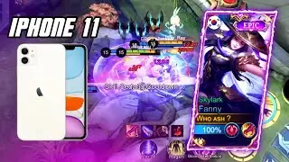 TEST IPHONE 11 | FANNY BEST BUILD 2022 - MOBILE LEGENDS