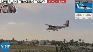 LIVE SXM Airport February 24 ✈️ -  Maho Beach Sint Maarten