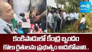 Central Team Inspects Flood Affected Areas | Kankipadu | Krishna District | @SakshiTV
