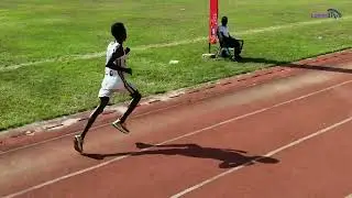 Boys 5000m final race. Ebenezer Martey wins. Inter-Regional SHS Sports Festival. 2025.