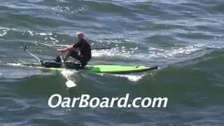 Julian Subda Oar Board&trade; ROWING AN SUP IN WIND & WAVES