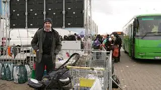Fergus Drake at the Ukrainian border - Crown Agents' emergency humanitarian response for Ukraine