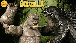 Новые гигантские Godzilla vs Кинг Конг остров черепа Mega рисунок Парк Юрского периода Jakks Тихого